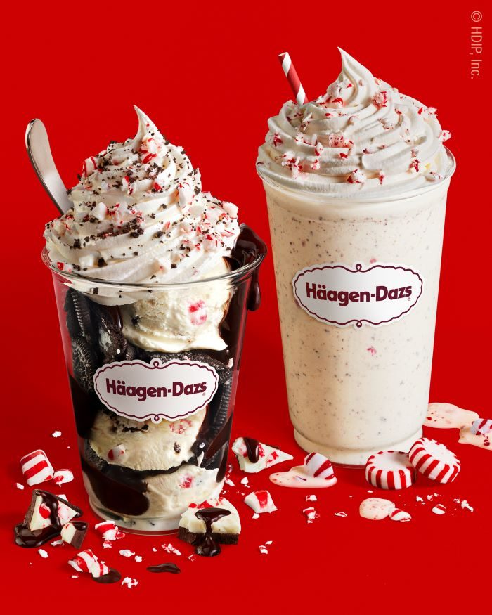 Dazs the Season: Häagen-Dazs® Shops Announce Return of Peppermint Bark Dessert Lineup