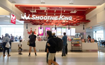 Smoothie King is fueling its national growth with a series of milestone openings this fall, including debuts in two new states and new growth in one of the country’s busiest airports.